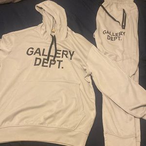 Only worn once, gallery depot hoodie and sweatpants